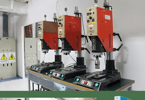 Ultrasonic welding equipment shown on GIH’s website